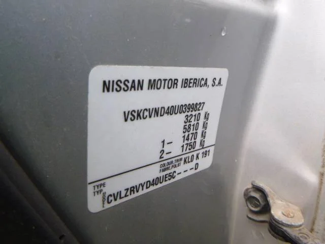 Продажа Nissan Navara 2.5D (190Hp) (YD25DDTI) 4WD AT по запчастям