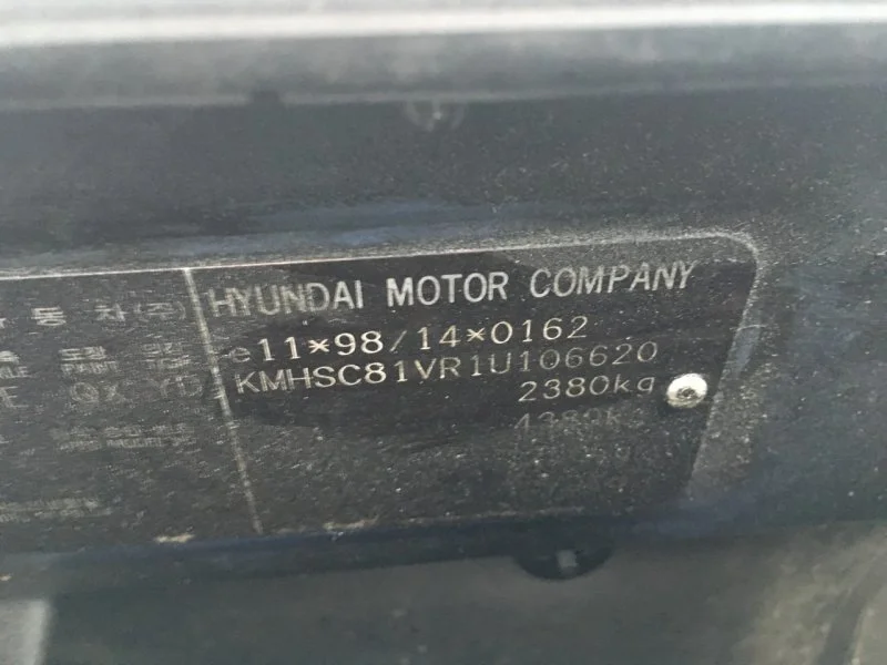 Продажа Hyundai Santa Fe 2.0D (112Hp) (D4EA) FWD MT по запчастям