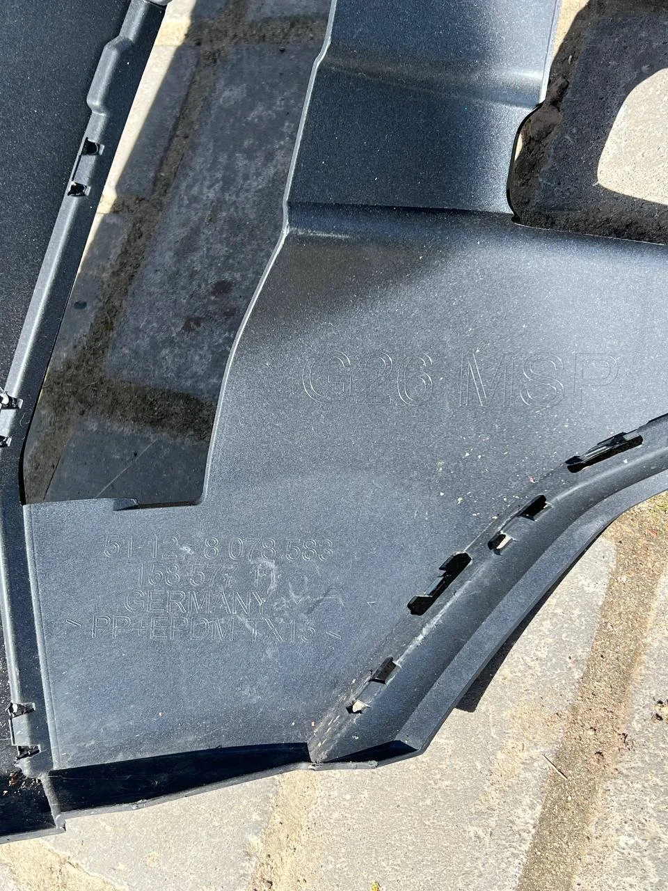 Бампер задний BMW 4er G26 M sport 2020+  51128078583 BMW 4er G26 2020+