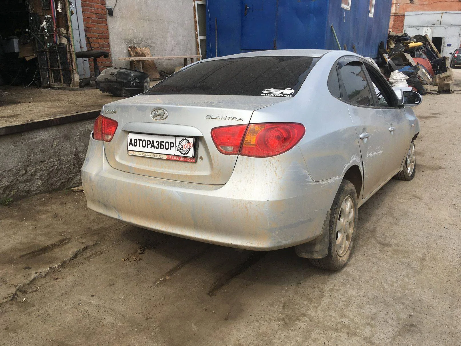 Продажа Hyundai Elantra 1.6 (122Hp) (G4FC) FWD MT по запчастям