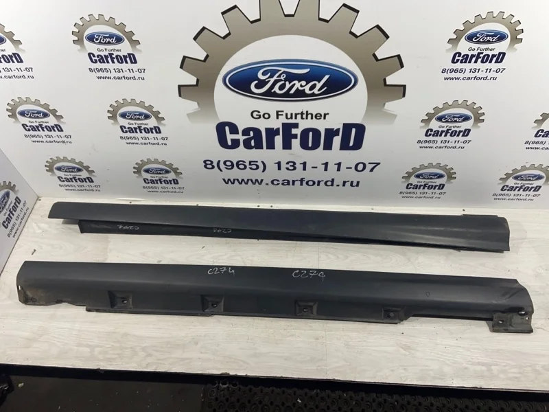 Накладка на порог (наружная) Ford Focus 3 (11-14)