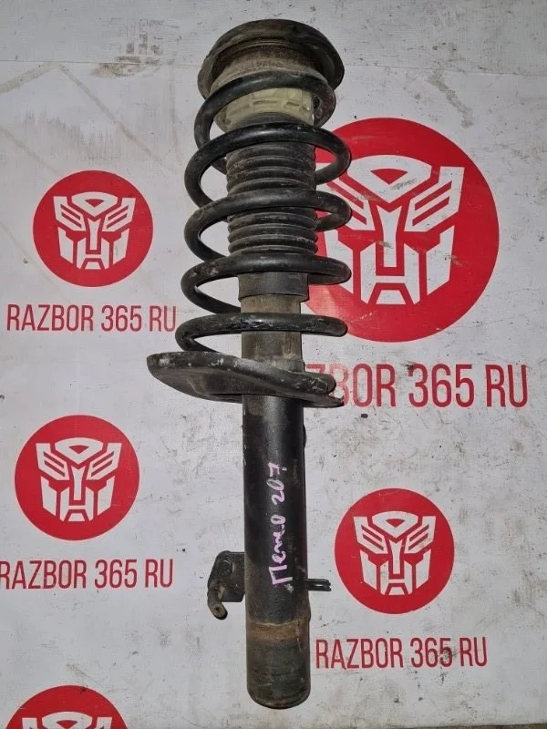 Стойка передняя в сборе Peugeot 207 2008