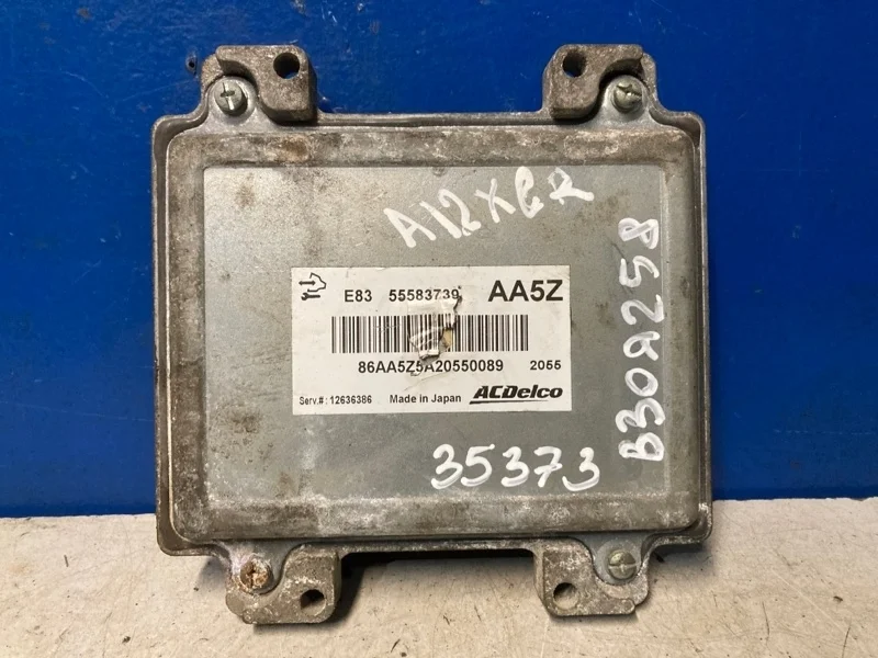 Блок управления двигателем, эбу Opel Corsa D 2006-2014 12636386 1.2 A12XER