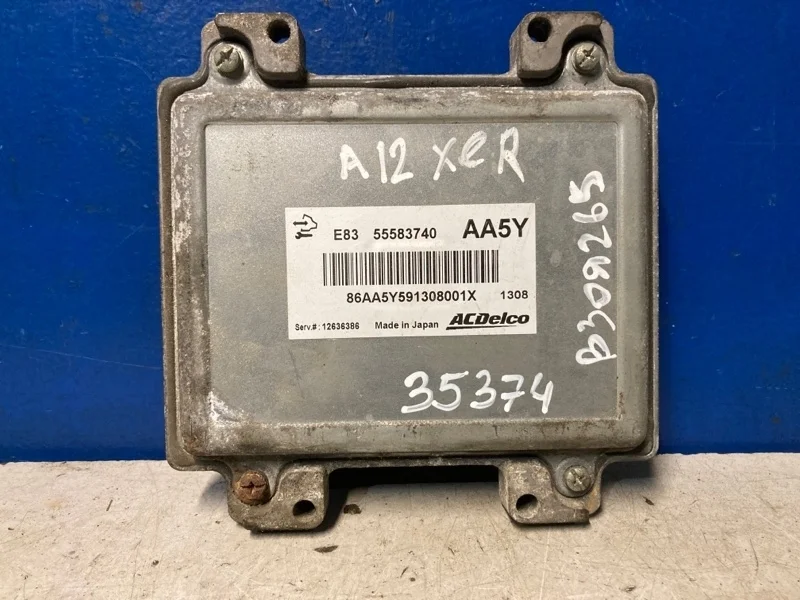 Блок управления двигателем, эбу Opel Corsa D 2006-2014 12636386 1.2 A12XER