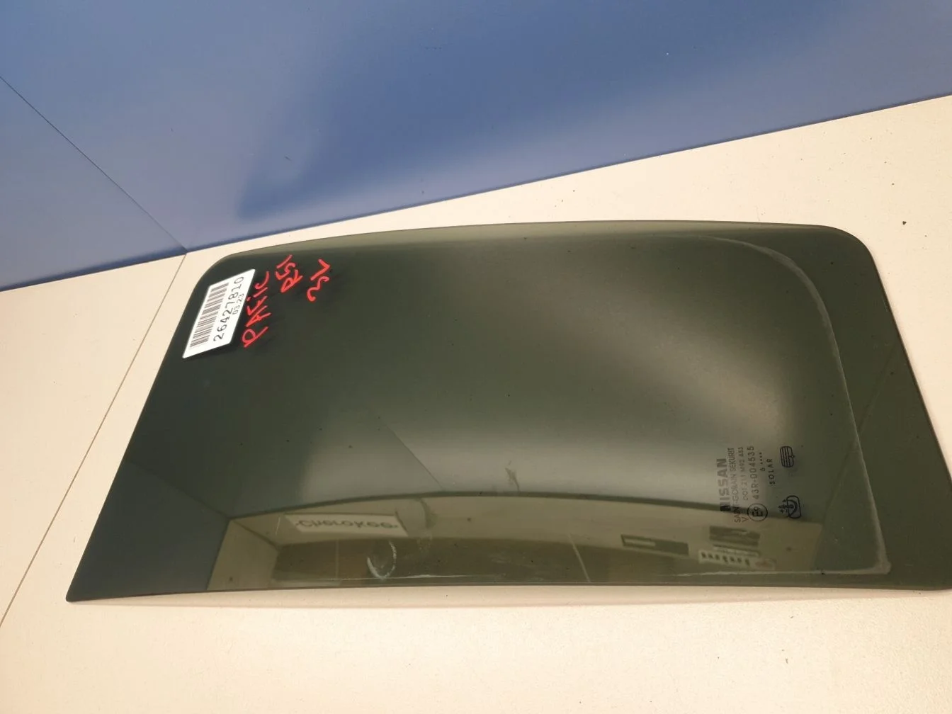 Стекло двери задней левой для Nissan Pathfinder R51 2005-2014