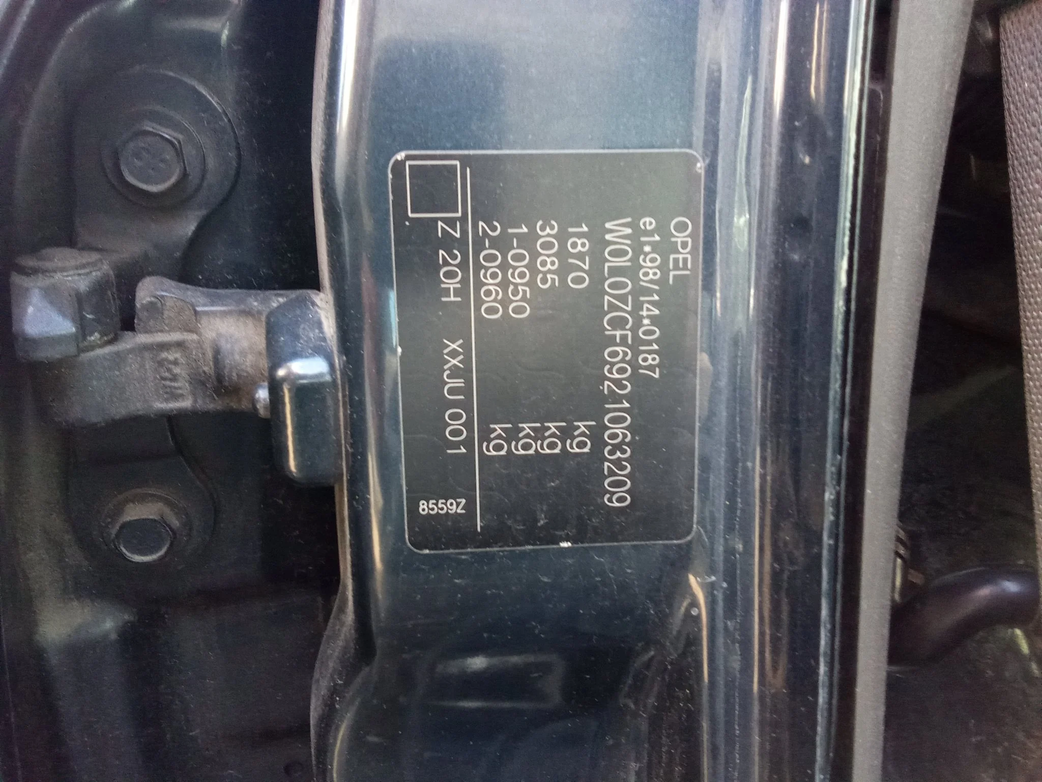 Продажа Opel Vectra 2.2 (147Hp) (Z22SE) FWD AT по запчастям