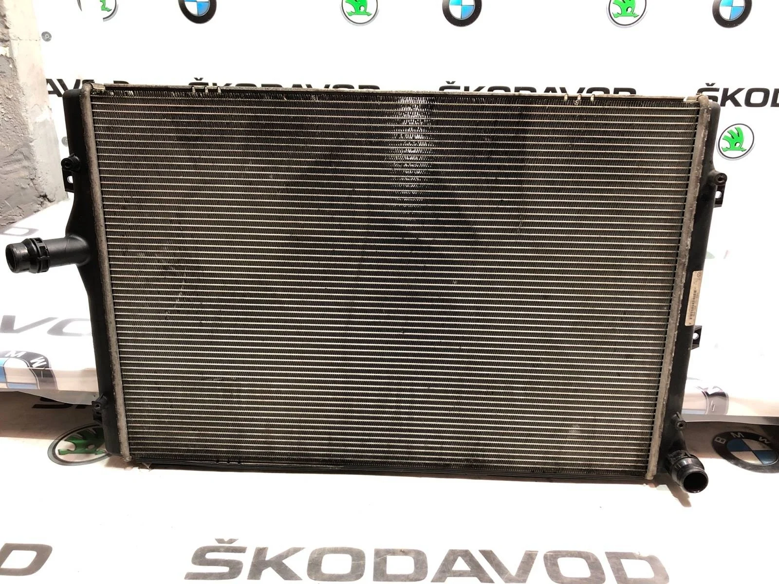Радиатор охлаждения двигателя Skoda Octavia 2011 1K0121251DM A5 (1Z) 2.0 CFHC