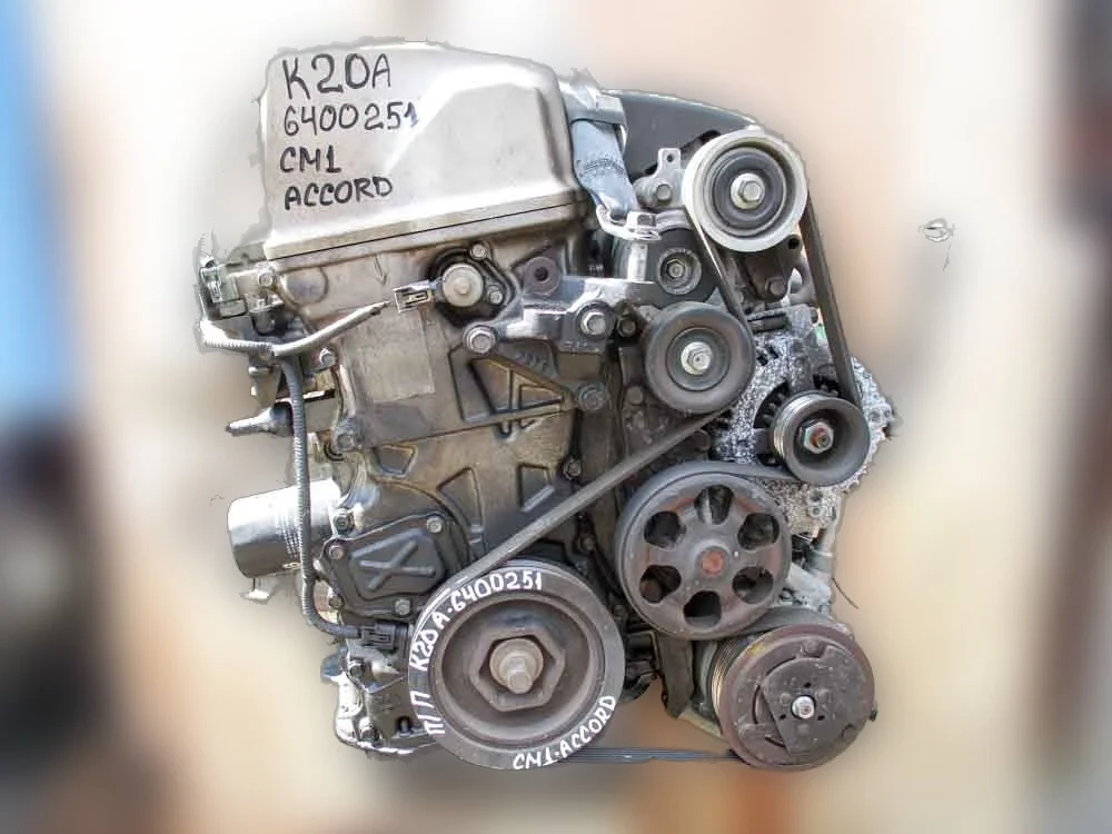 Двигатель в сборе HONDA ACCORD 7, CL CM CL7 CL8 CL9   ХОНДА   АККОРД   АКОРД   ACORD    K20A 2002-2008 (контрактная запчасть)