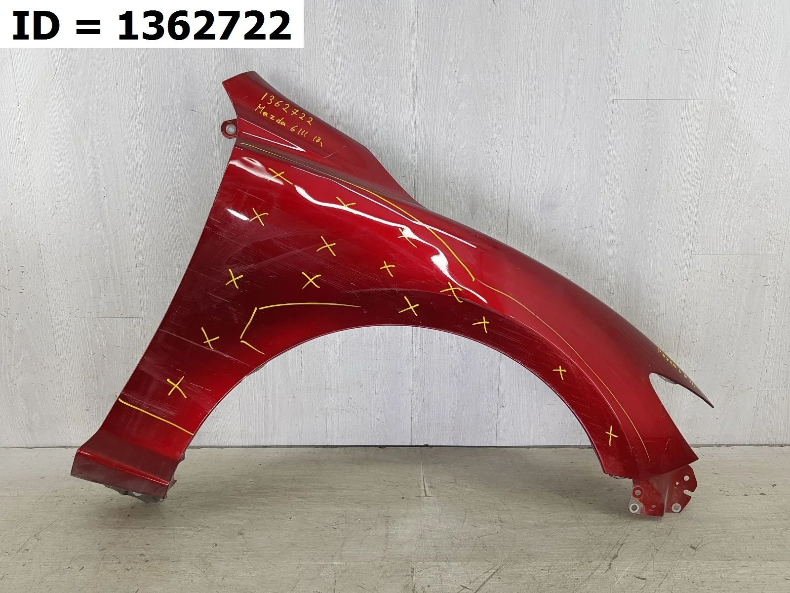 крыло переднее правое Mazda 6 3, GJ GJ523 GJ526 Передний Правый  GHP952111A 2012-2024 (контрактная запчасть)