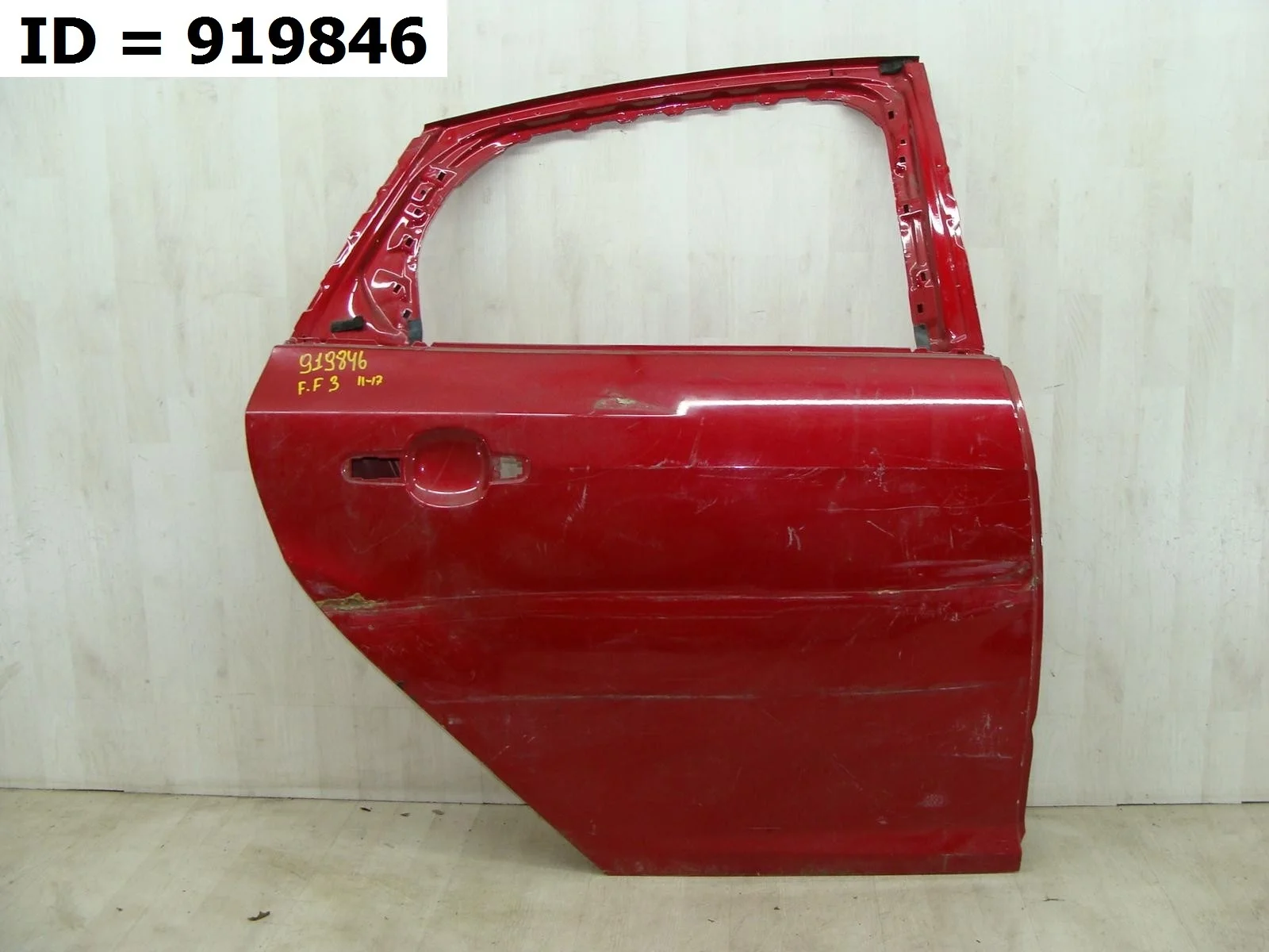 Дверь задняя правая Ford FOCUS 3, DYB MK3 BK BL BM CB8 Задний Правый  2172759 2010-2019 (контрактная запчасть)