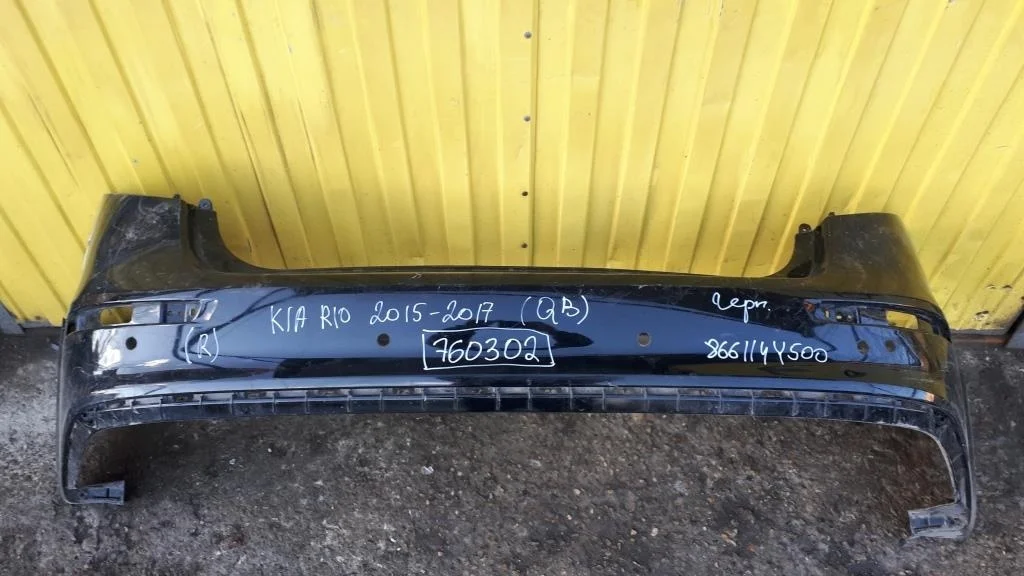 бампер задний KIA RIO 3  QB, UB    КИА   РИО   Задний  866114Y500 2011-2017 (контрактная запчасть)