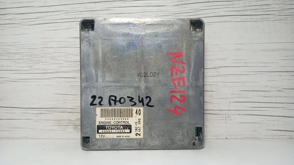 блок управления двс TOYOTA COROLLA FIELDER 1, NZE124G   ТОЙОТА   КОРОЛЛА   COROLA    8966612400 2000-2006 (контрактная запчасть)