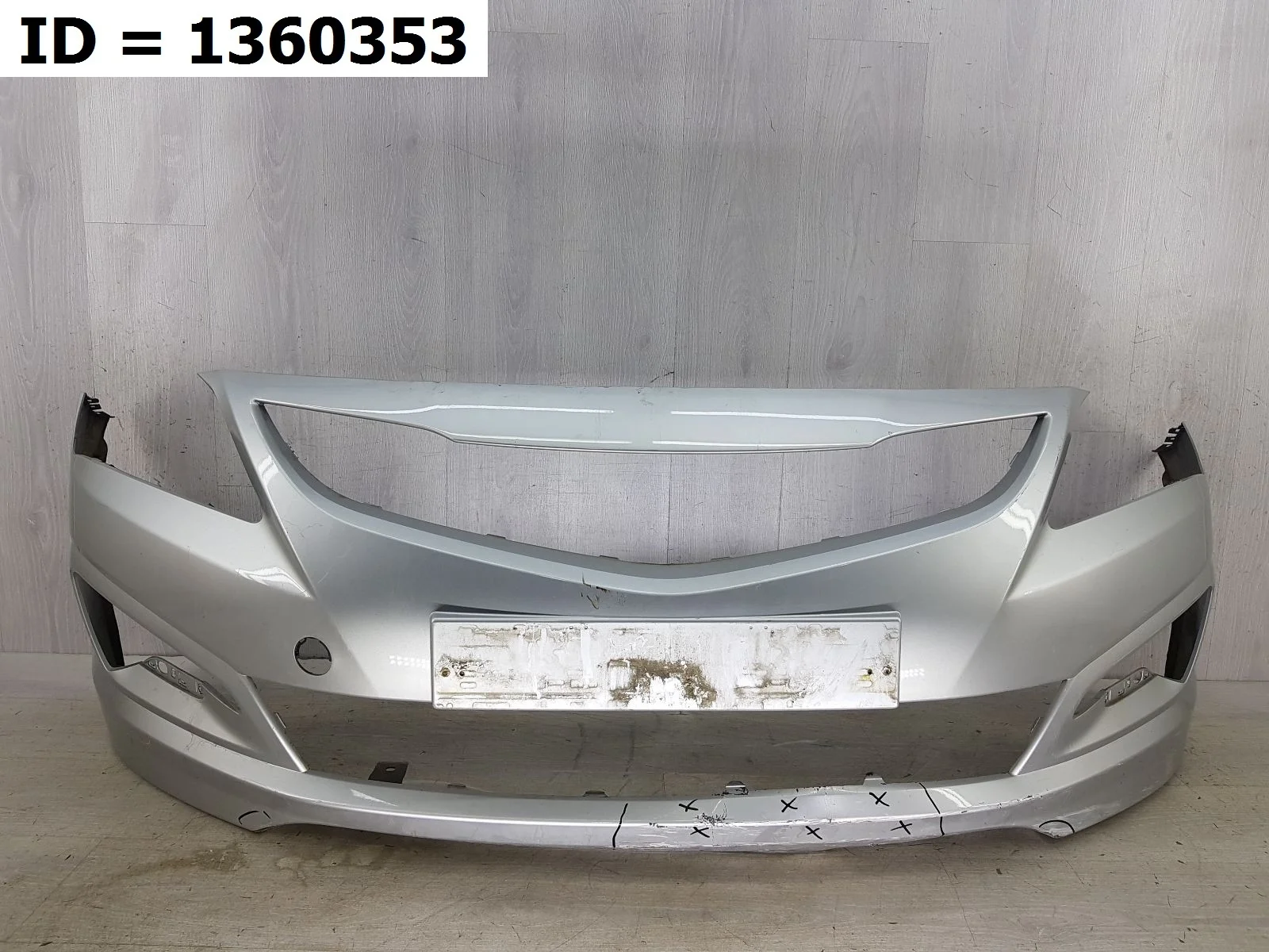 бампер передний Hyundai SOLARIS 1  RB  Передний  865114L500 2010-2017 (контрактная запчасть)