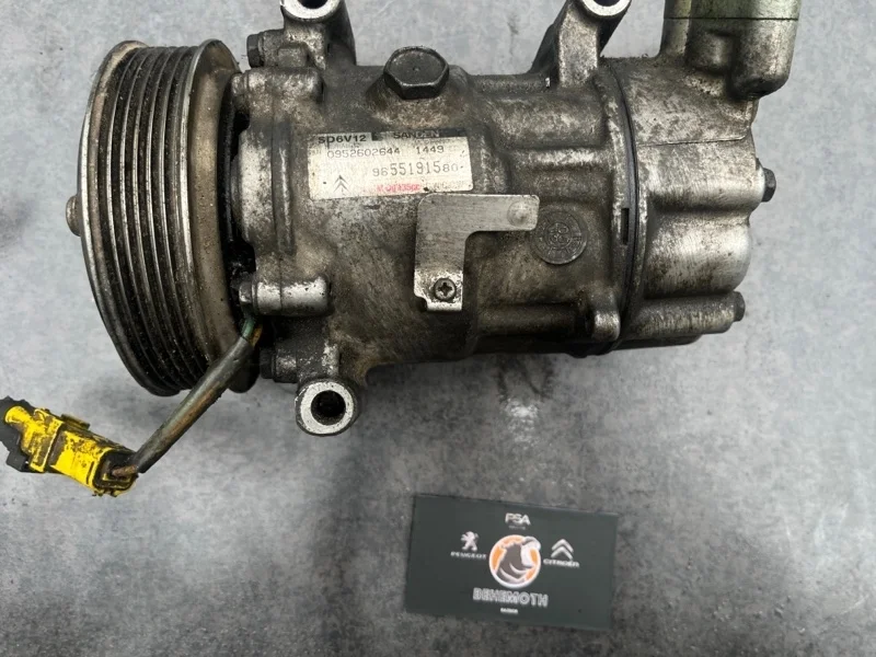 Компрессор кондиционера Peugeot 307 9655191580 1.6