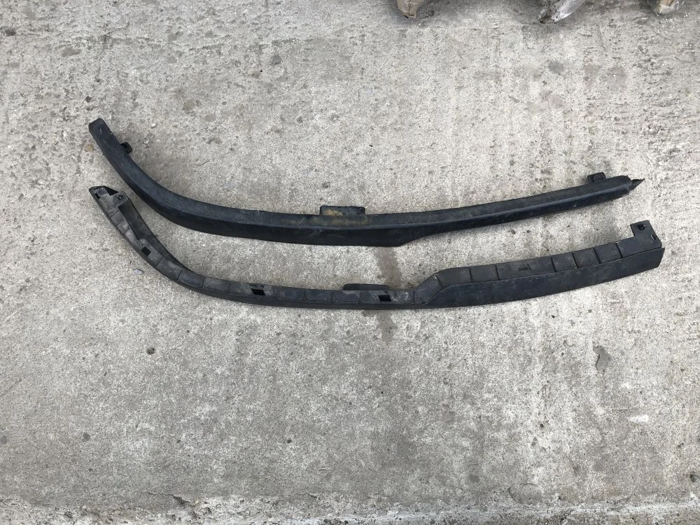 юбка губа переднего бампера opel astra H рестайлинг 5d