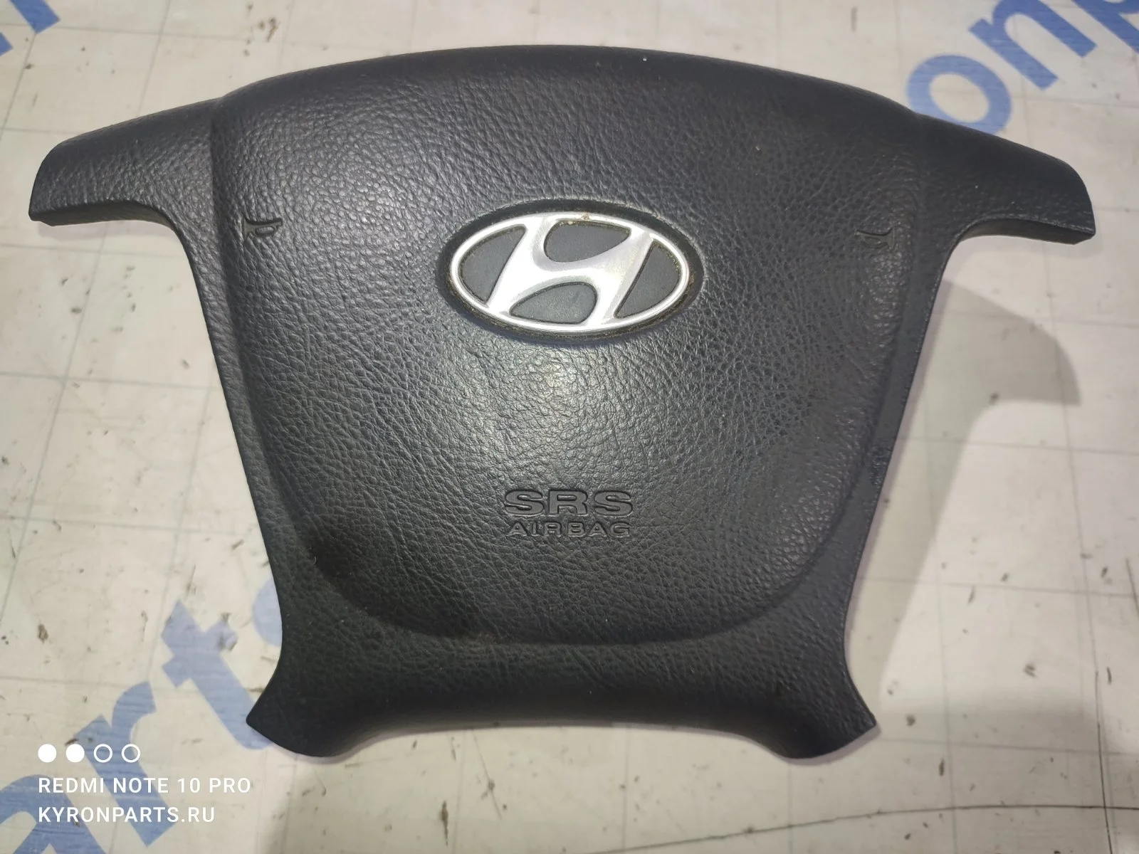 Подушка безопасности airbag водителя Hyundai Santa Fe 2009 CM