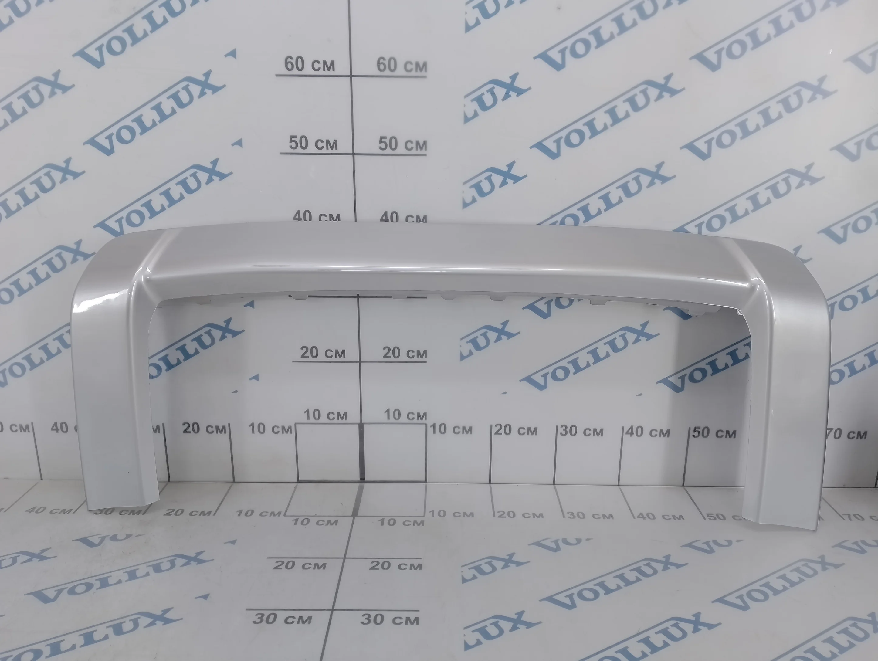 Vollux Защита бампера XC90 07- пер.(серебрист.426)