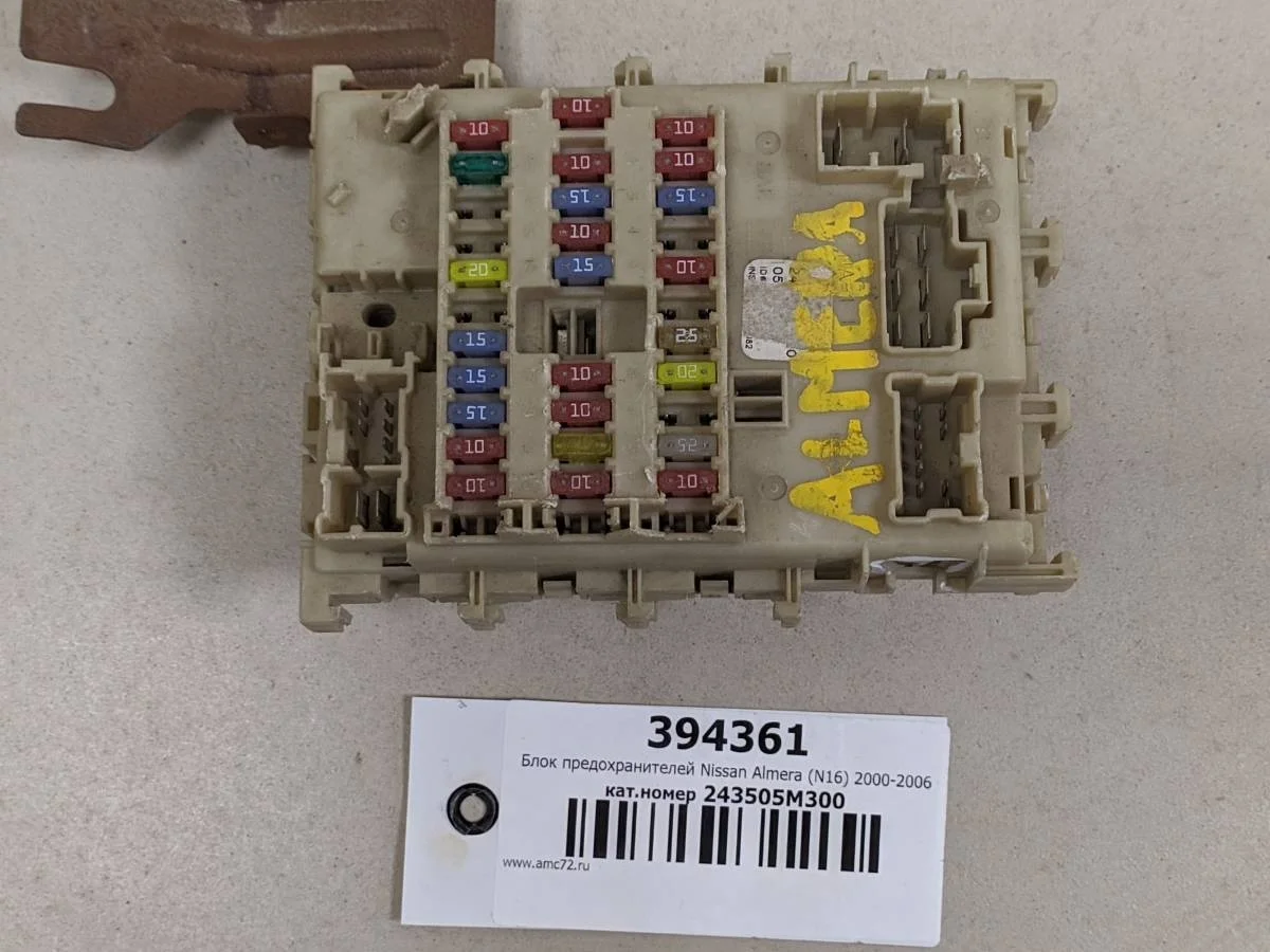 Блок предохранителей Nissan Almera N16 2000-2006