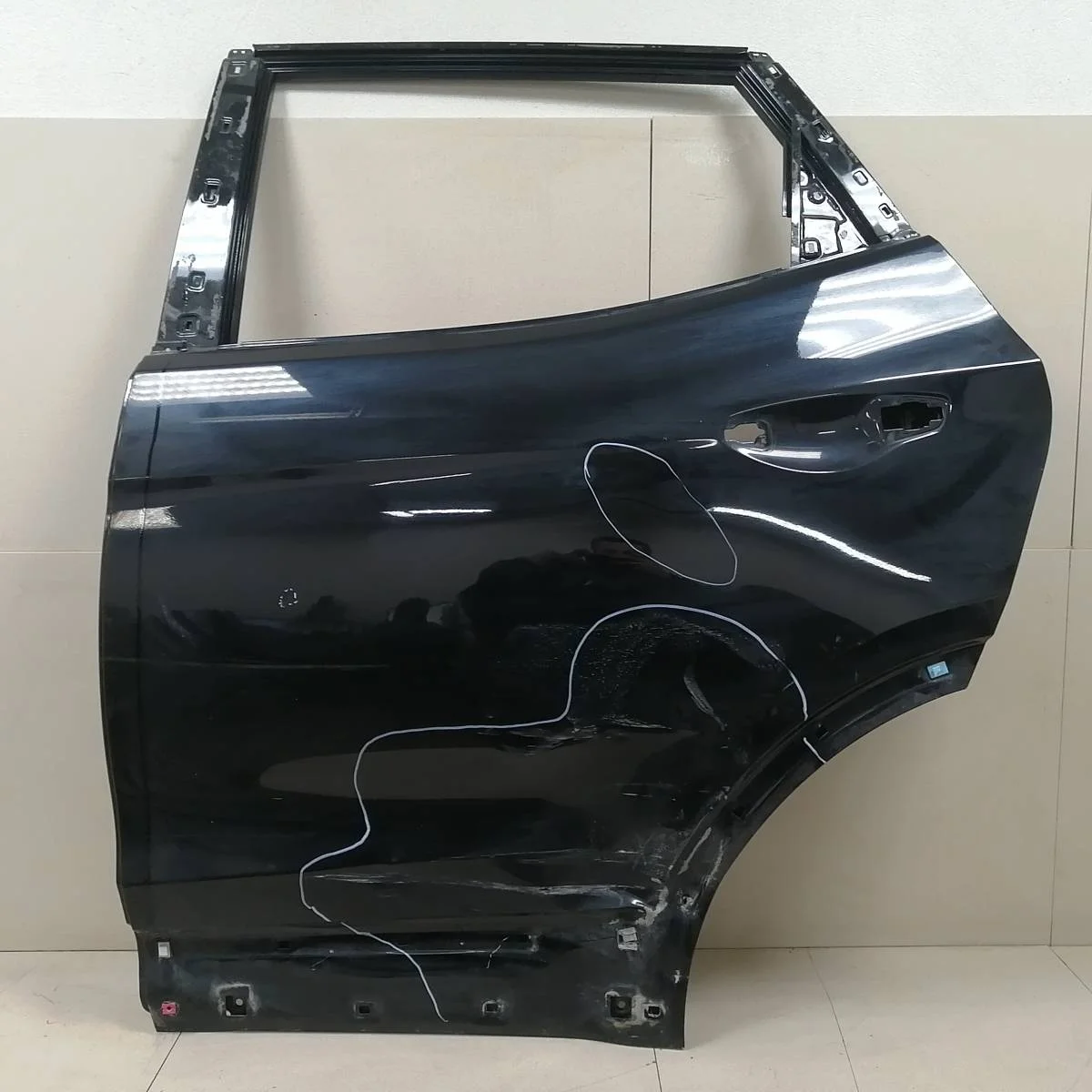 Дверь задняя левая Hyundai Santa Fe 3 DM 2012>
