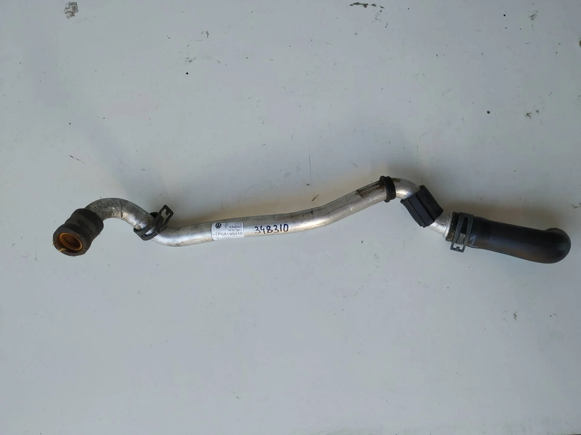 трубка печки Volkswagen Touareg 2  2013