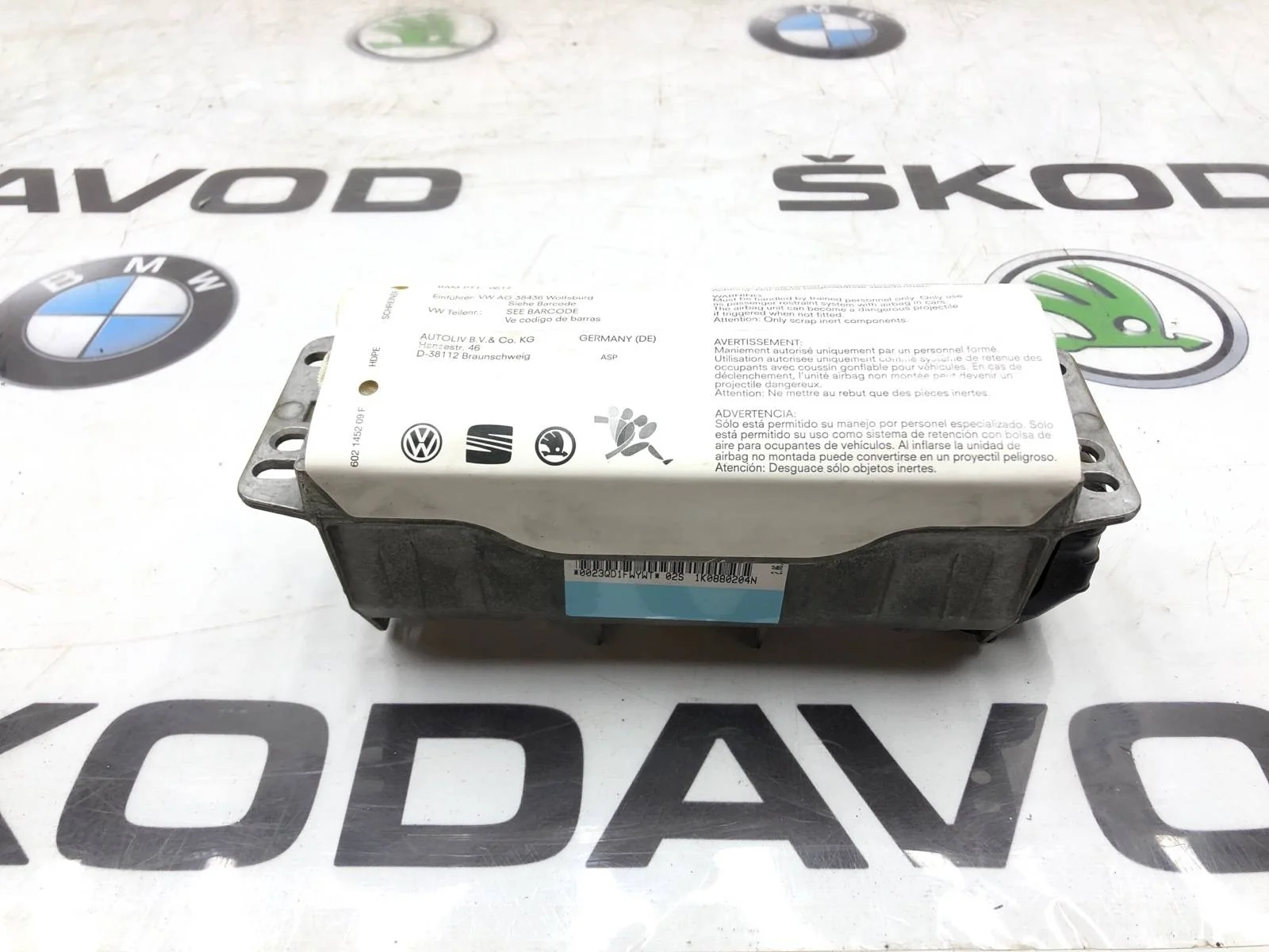 Подушка безопасности пассажира Skoda Octavia 2011 1K0880204N A5 (1Z) 1.8 CDAB