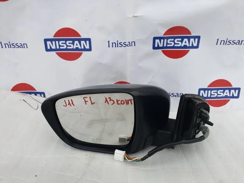 Зеркало заднего вида боковое Nissan Qashqai 2017 96302HV59A J11 K9K, переднее левое