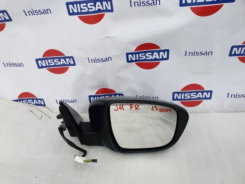 Зеркало заднего вида боковое Nissan Qashqai 2017 96301HV59A J11 K9K, переднее правое