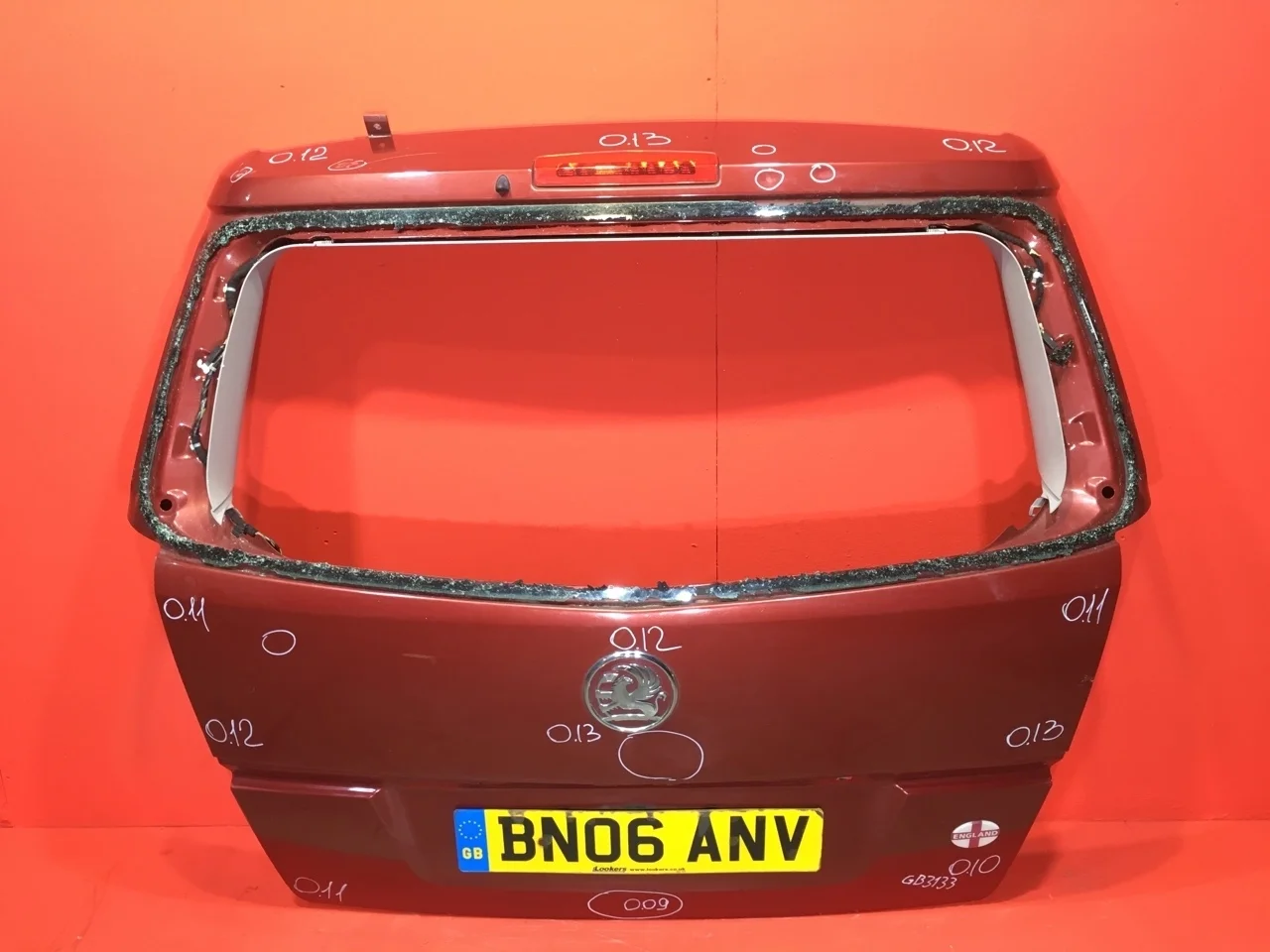 Дверь багажника Opel Zafira B 2005-2014 минивэн