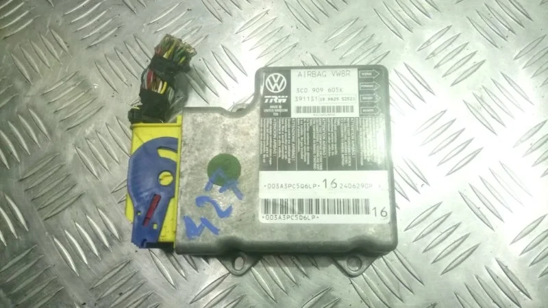 Блок управления AIR BAG Volkswagen Passat 2005-2007 3C0909605K B6 2.0T BWA