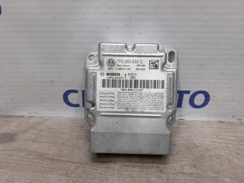 Блок управления AIR BAG Volkswagen Touareg 2012 7P0959655C00Z NF 3.6