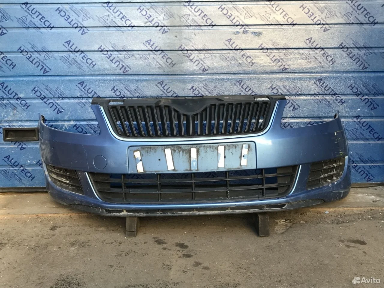 Бампер передний в сборе skoda fabia 2