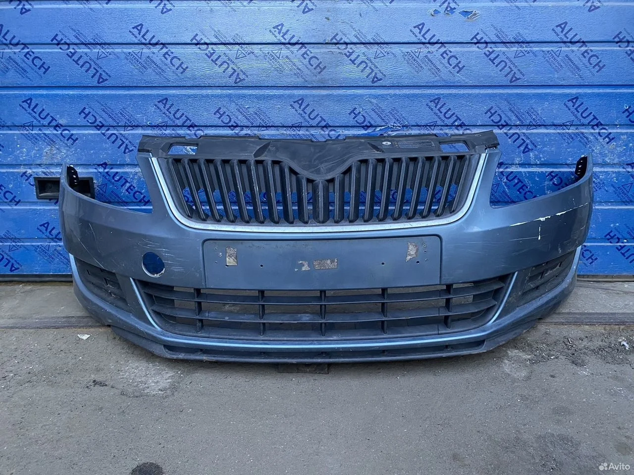 Бампер передний skoda fabia 2