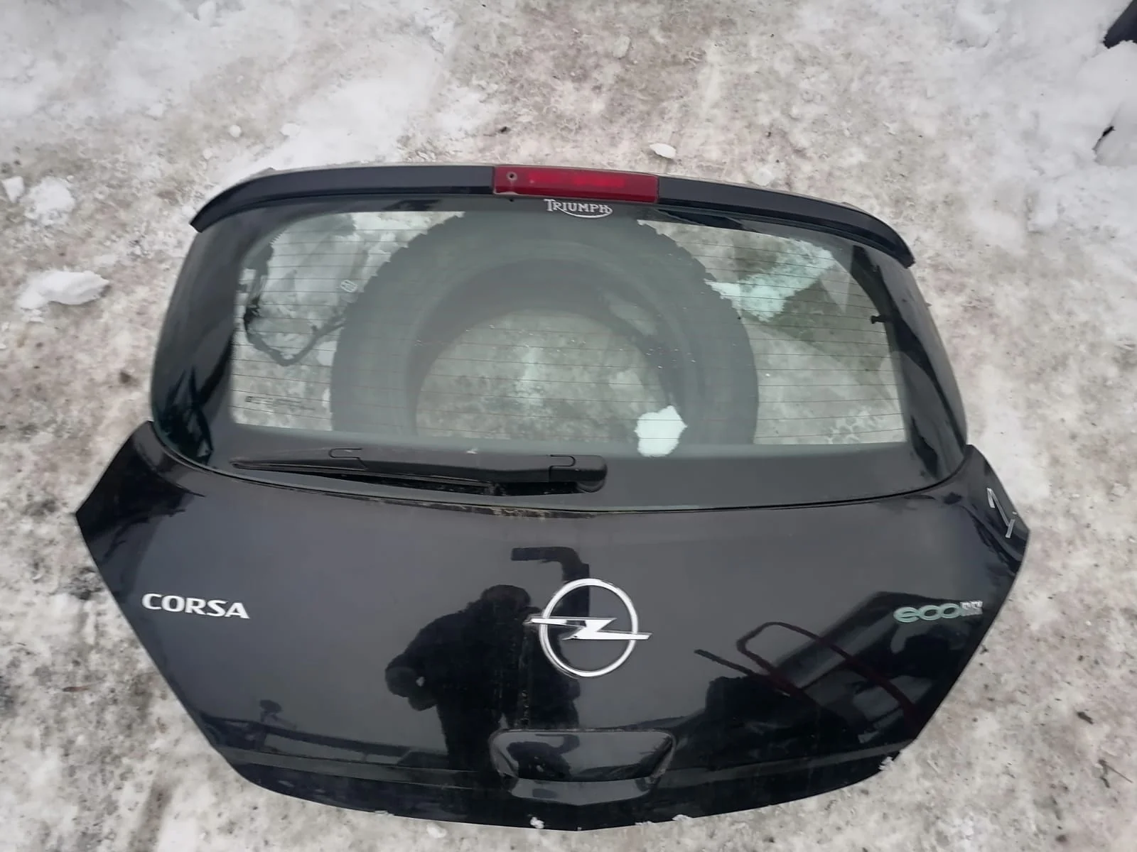 Крышка багажника OPEL CORSA D 2006- купе 3 х дверная чёрная б/у CORSA D(2006-2014)