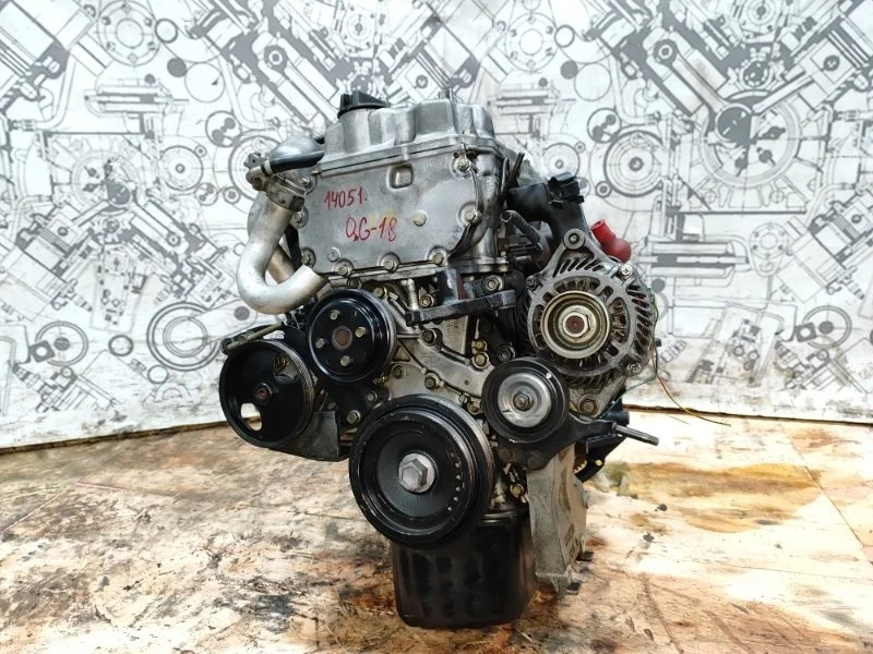 Двигатель Nissan Almera 10102AU3SB N16 QG18DE