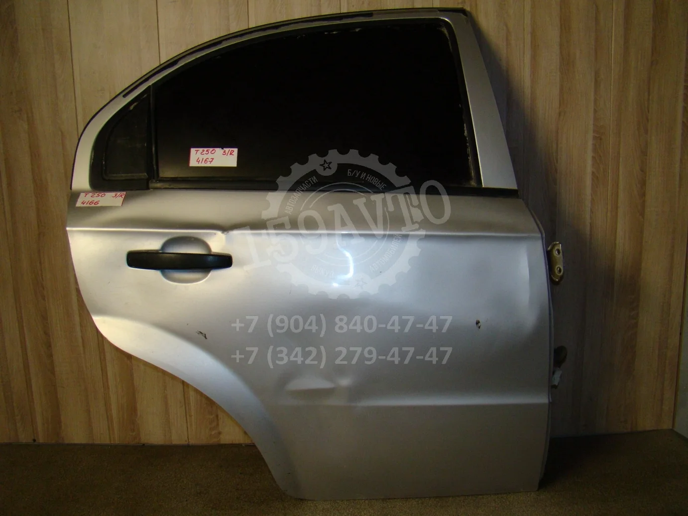Дверь задняя правая Chevrolet Aveo (T250) 2008-2011