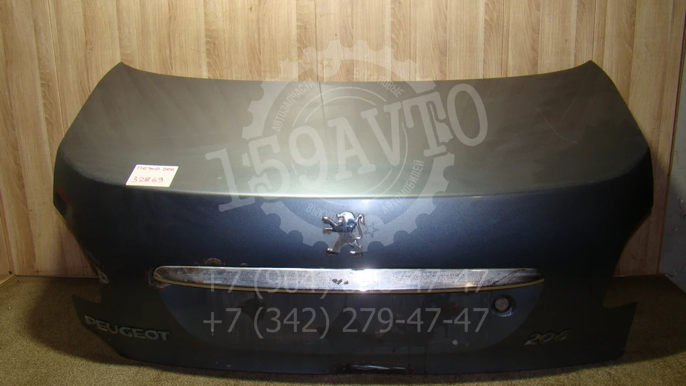крышка багажника Peugeot 206 1998-2012