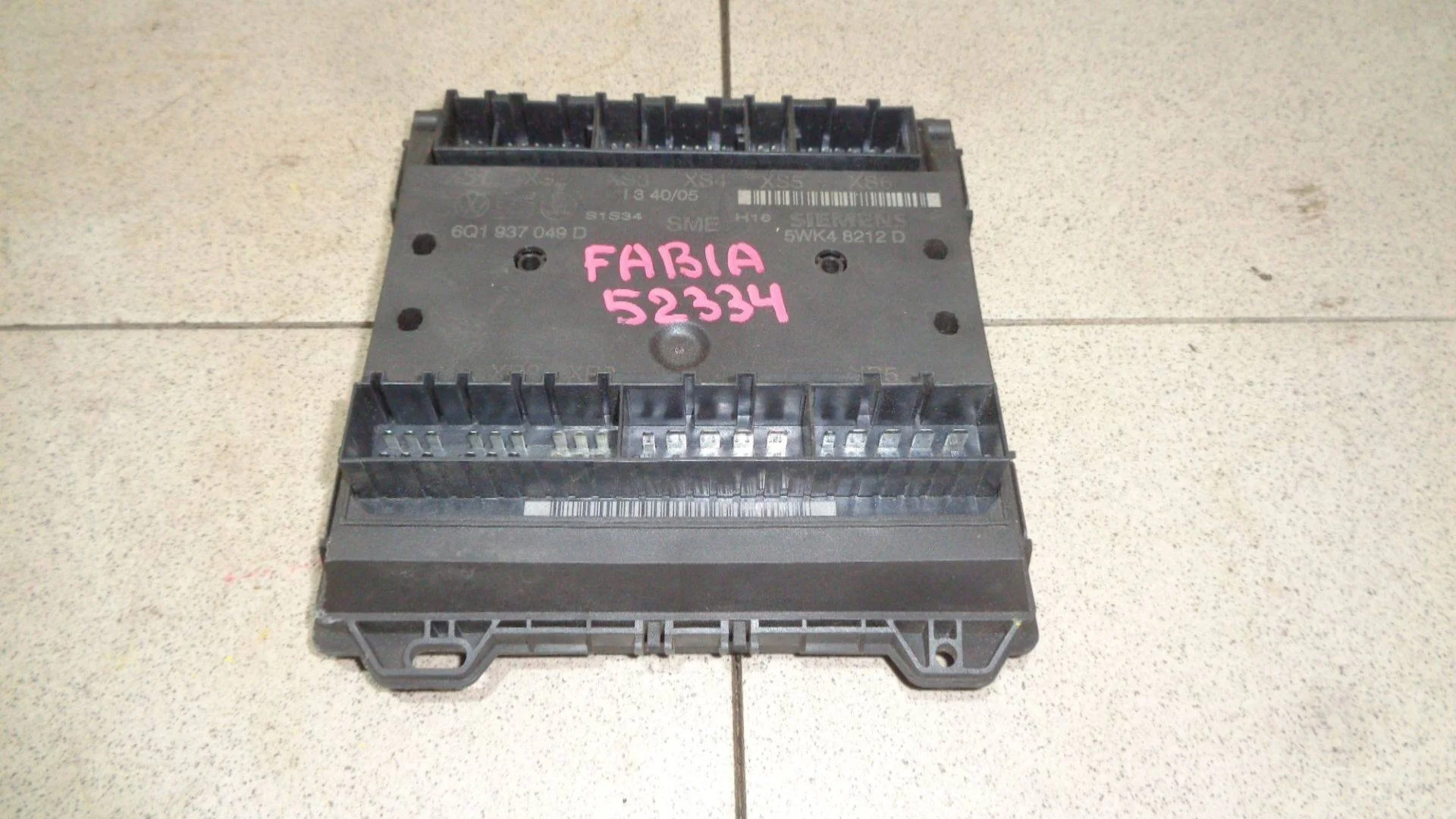 блок электронный Skoda Fabia I (6Y) 1999-2007