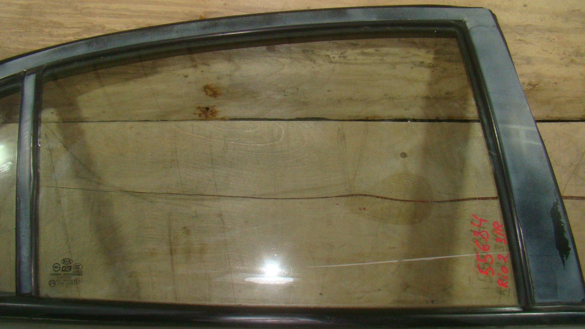Стекло двери задней правой Kia RIO II (JB) 2005-2011