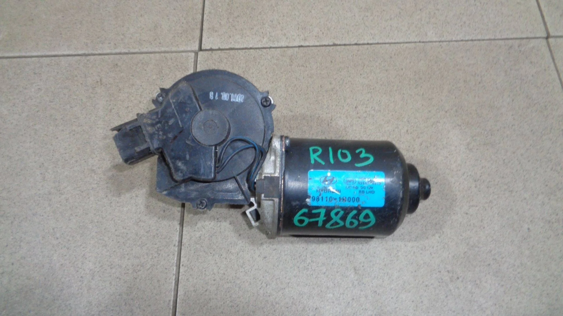 моторчик стеклоочистителя Kia RIO III (UB) 2011-2017