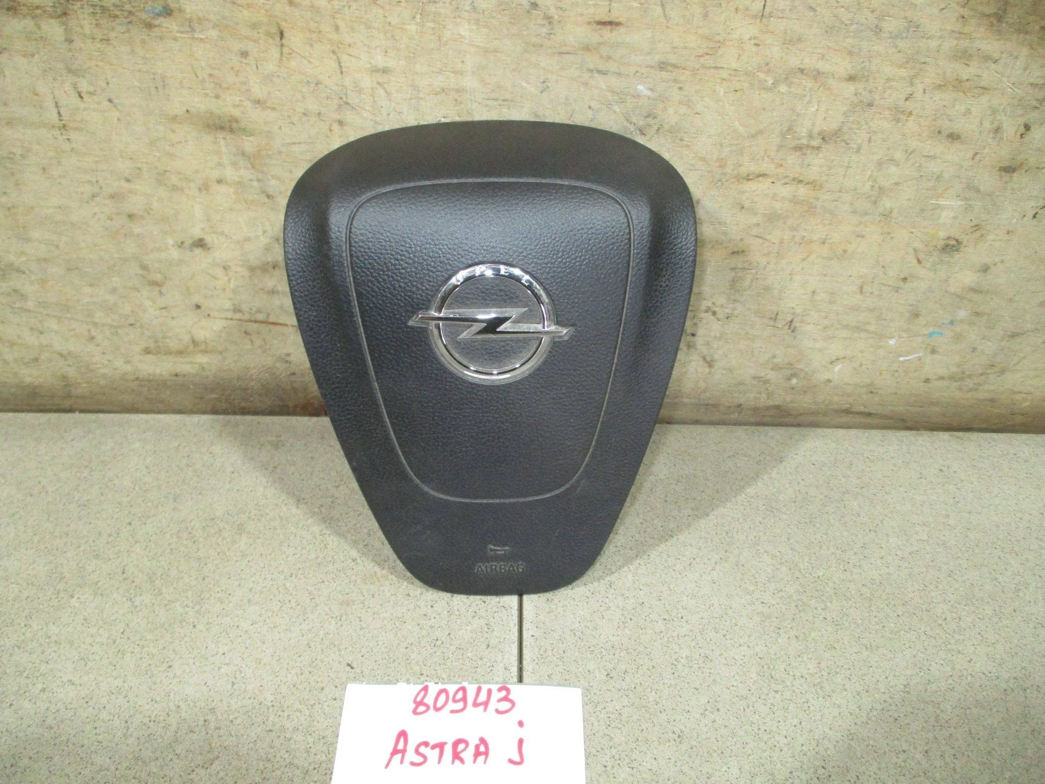 подушка безопасности в руль Opel Astra J 2009-2015