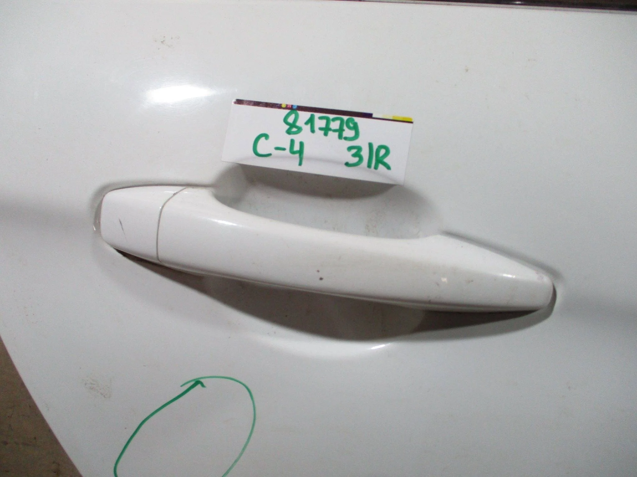 Ручка двери задней наружная правая Citroen C4 II 2010-2018