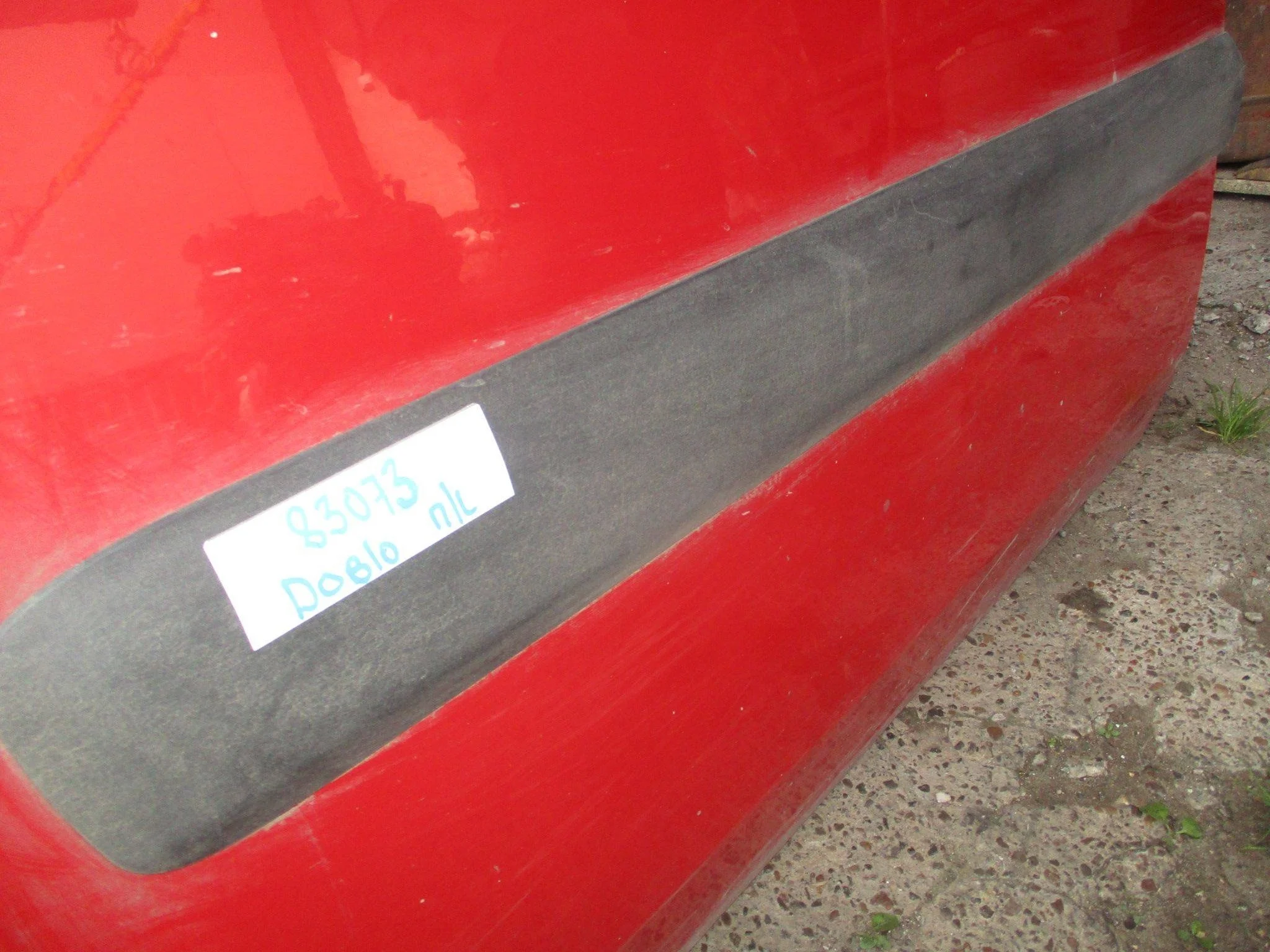 Молдинг передней левой двери Fiat Doblo I 2000-2009