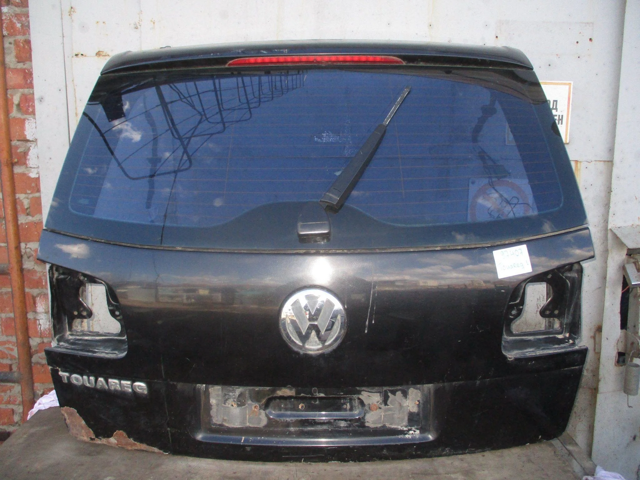 Дверь багажника со стеклом VW Touareg I (7L) 2002-2010