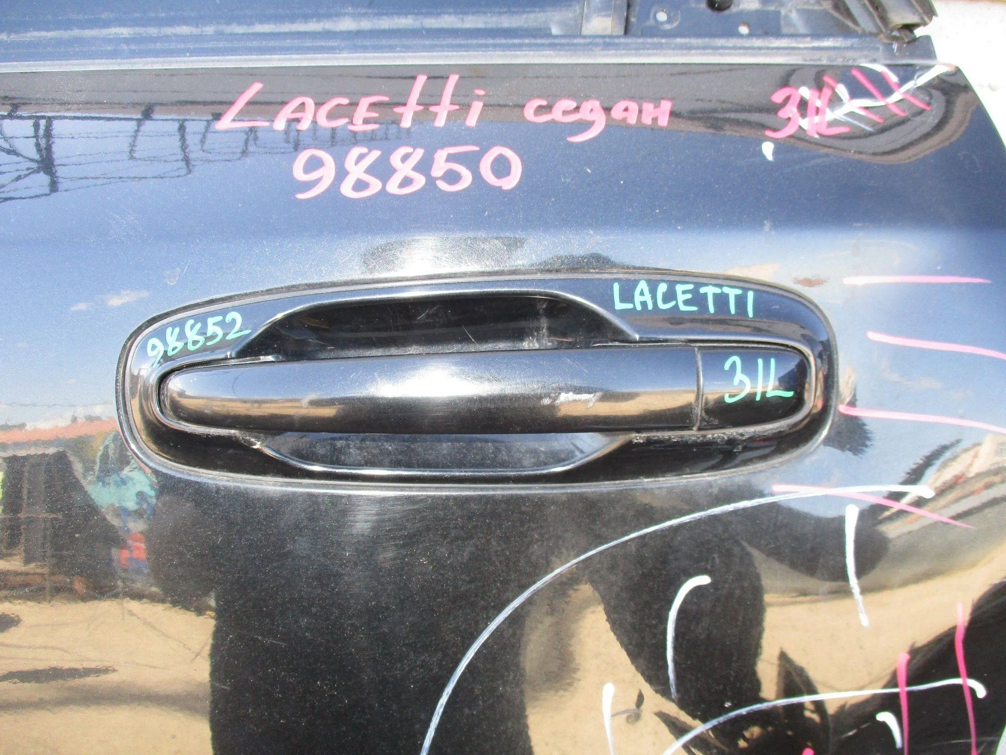 Ручка двери задней наружная левая Chevrolet Lacetti (J200) 2002-2013