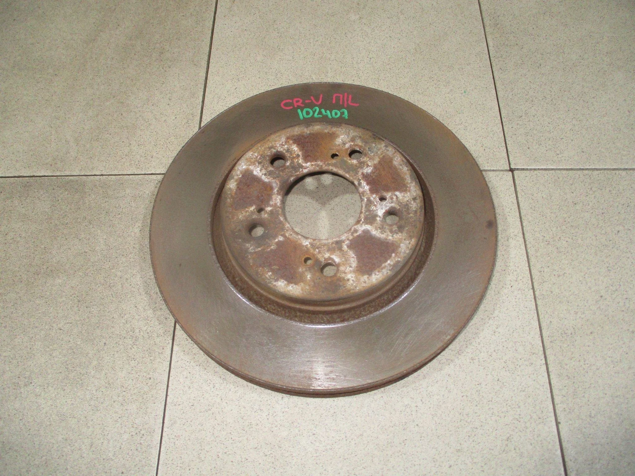 диск тормозной вентилируемый Honda CR-V III 2007-2012