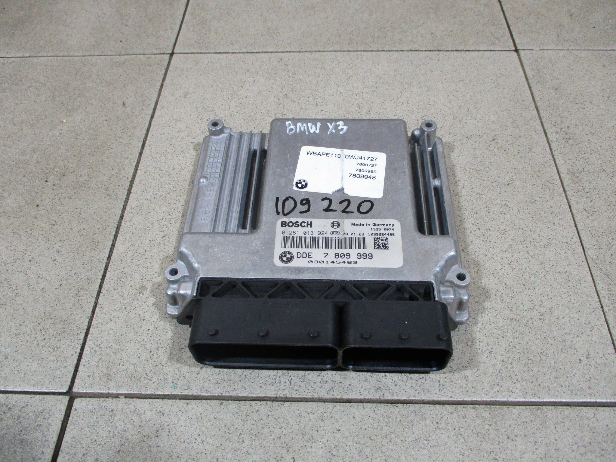 блок управления двигателем BMW X3 (E83) 2003-2010