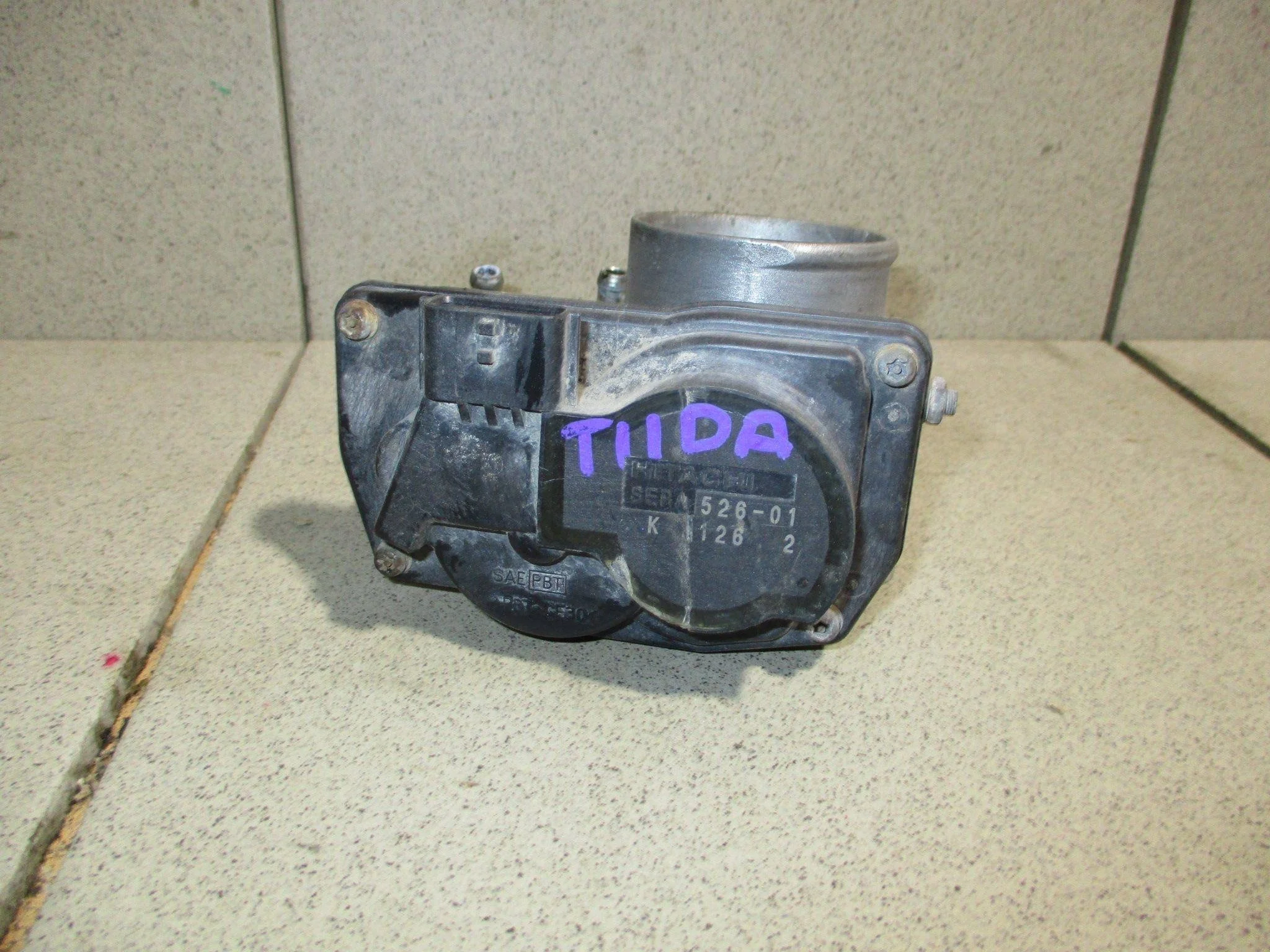 Заслонка дроссельная электрическая Nissan Tiida (C11) 2004-2014