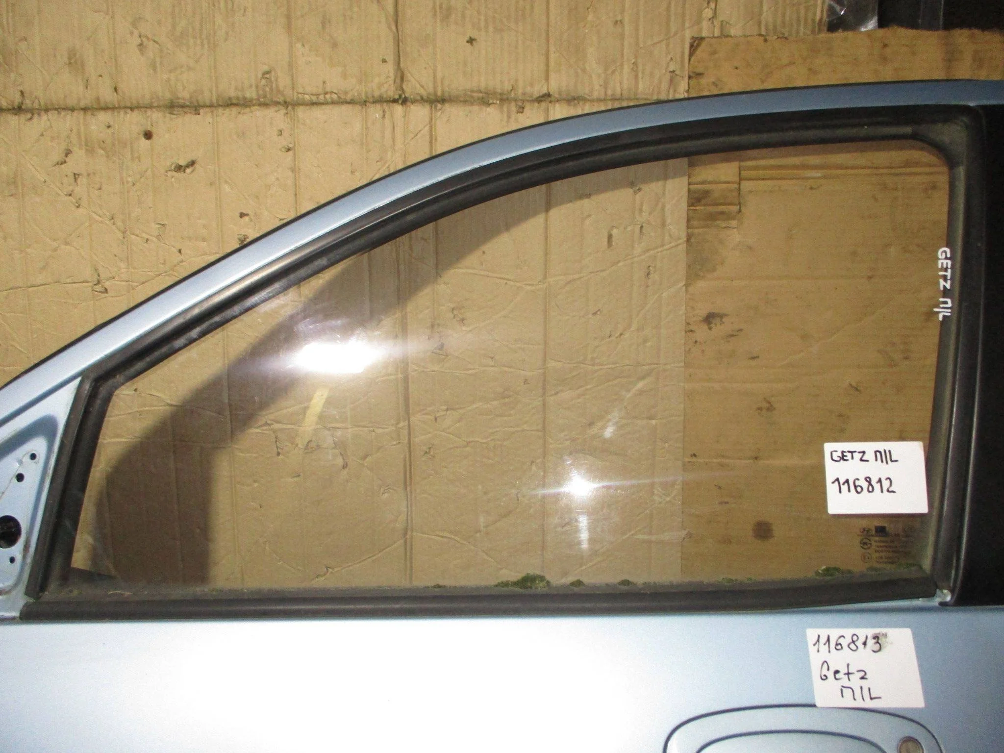 Стекло двери передней левой Hyundai Getz 2002-2011