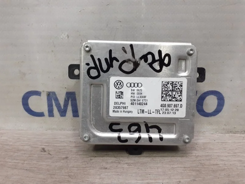 Блок управления фарой Audi Q5 2012 4G0907697D 8R 2.0T CNC