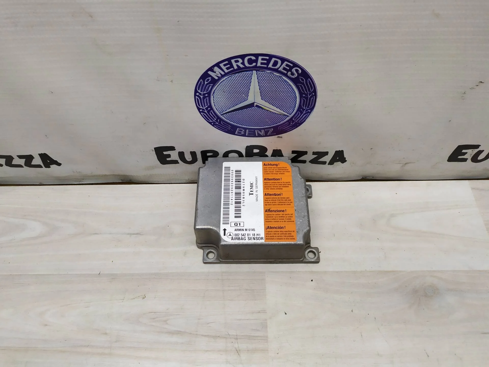 Блок управления SRS Airbag Mercedes W163